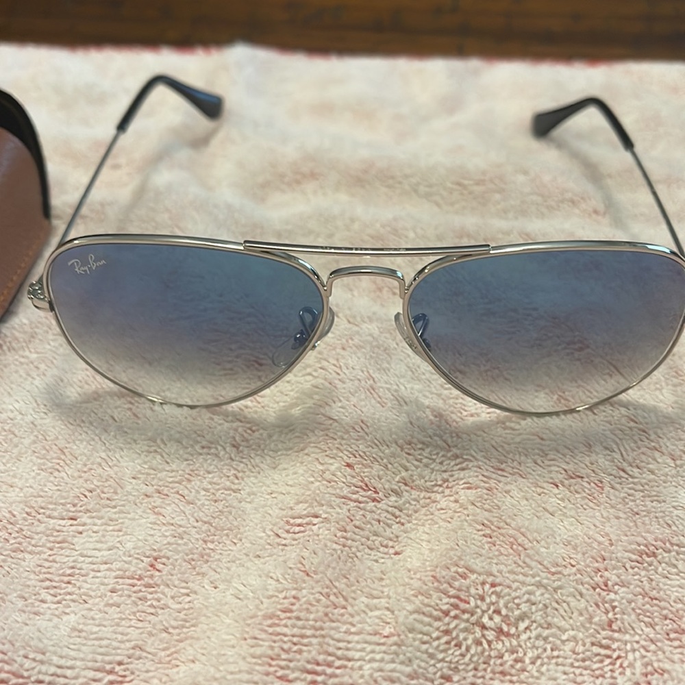 Ray-Ban Metal Aviator Sun Glasses